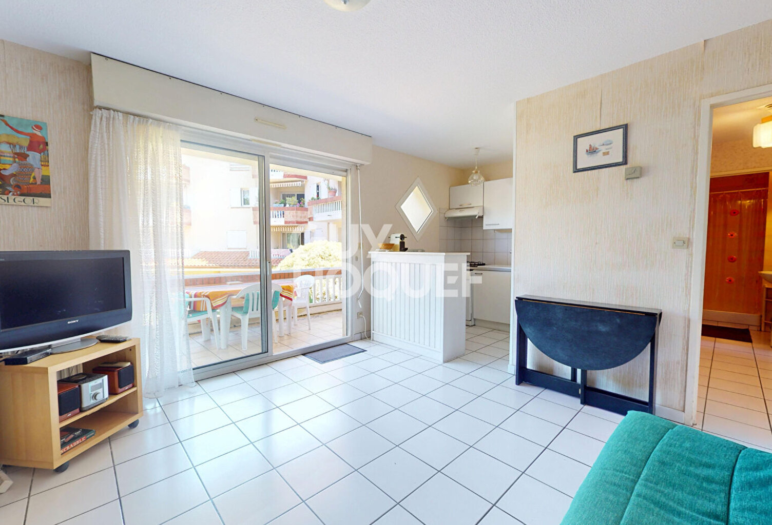 HOSSEGOR CENTRE-VILLE - T2 avec grande terrasse privative — photo 1