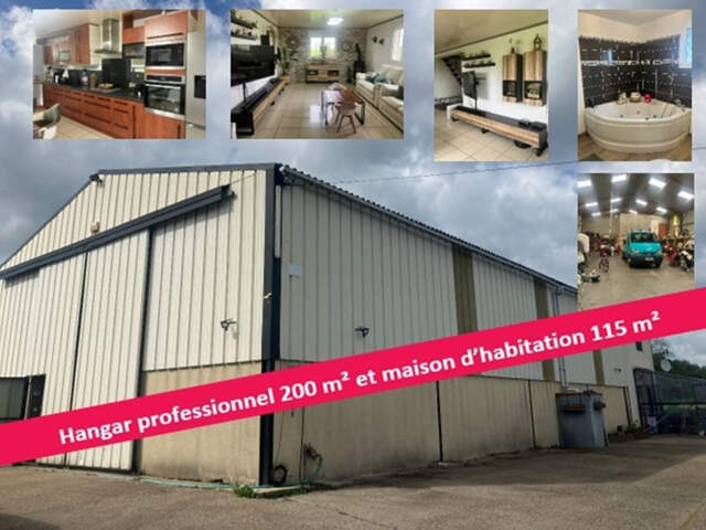 Proche HERICOURT EN CAUX 76560 - Maison et grand hangar — photo du bien
