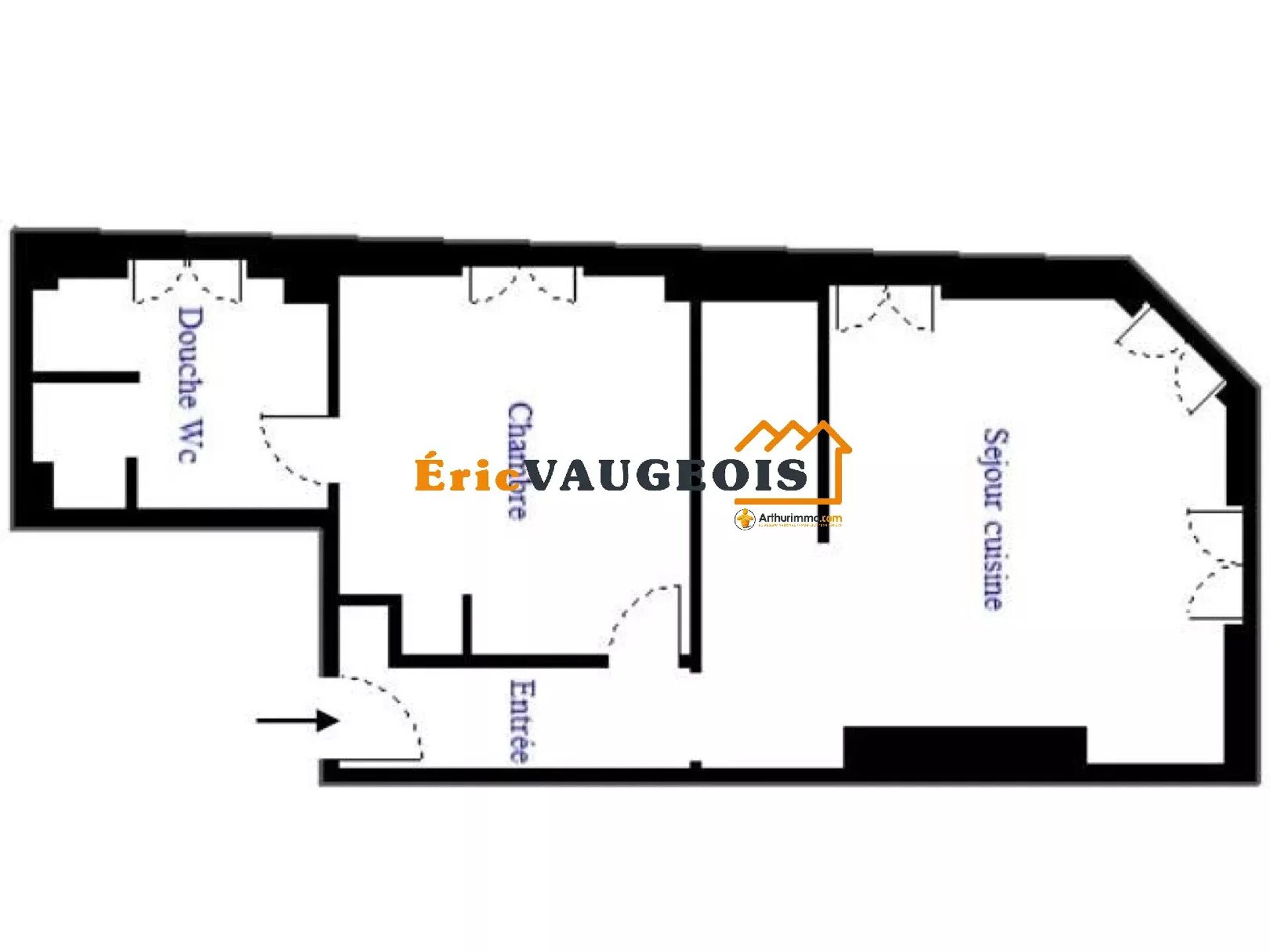 Appartement 2 pièces 44 m² · à Coulommiers · 44 m² · 760 €