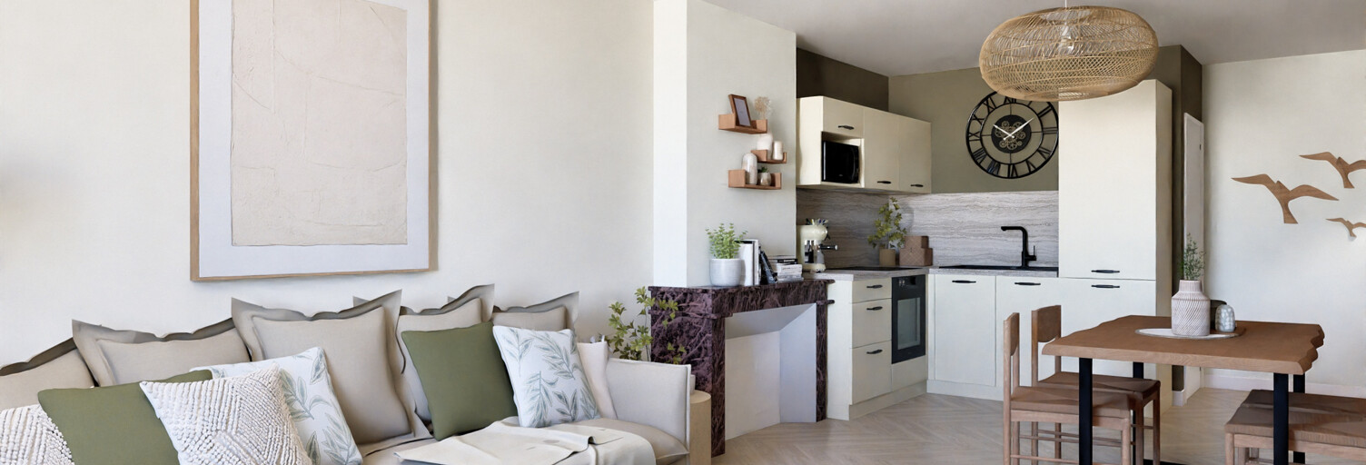 Appartement 2 Pièces 52 m² à vendre à Bourgoin-Jallieu (38300)