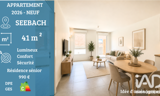 Appartement 2 Pièces 40 m² à louer à Seebach (67160)