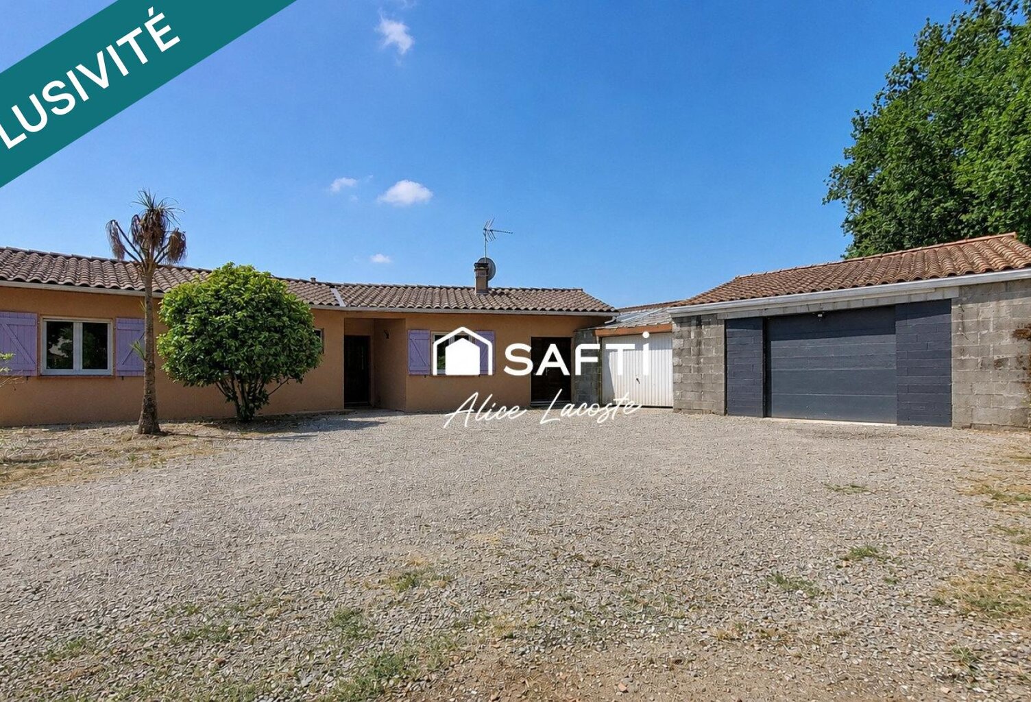 Plain-pied avec 4 chambres et grand terrain — photo 1