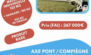 Maison 6 Pièces 122 m² à vendre à Grandfresnoy (60680)