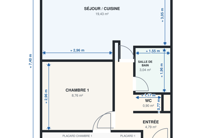 Vente Appartement 2 pièces — photo 2