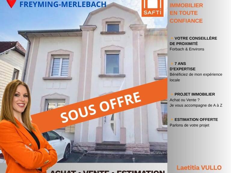 IMMEUBLE DE RAPPORT : 4 APPARTEMENTS LOUES IDÉALEMENT SITUÉS A FREYMING-MERLEBACH — photo 1