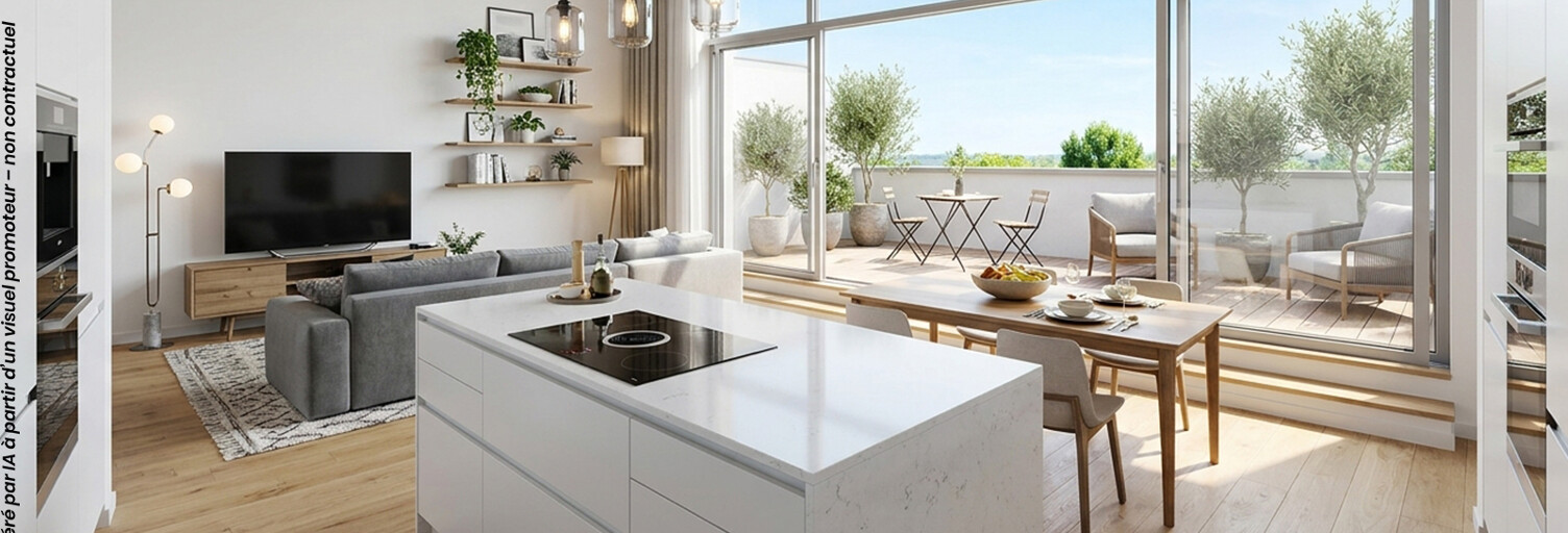 Appartement neuf T2, T3 Pièce 40 à 60 m² à vendre à Gouesnou (29850)