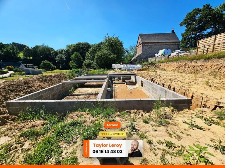   SAINT-PIERRE-LE-VIGER – Terrain et vue sur la Vallée du Dun — photo 1