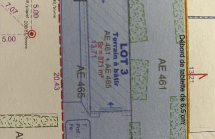 Terrain à bâtir de 400,00 m² avec garage de 60 m2 existant, libre constructeur — photo 3
