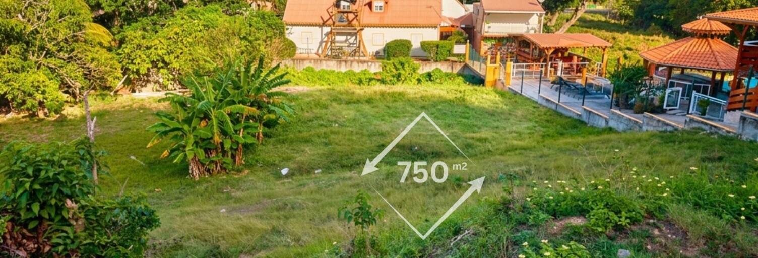 Terrain  750 m² à vendre à Deshaies (97126)