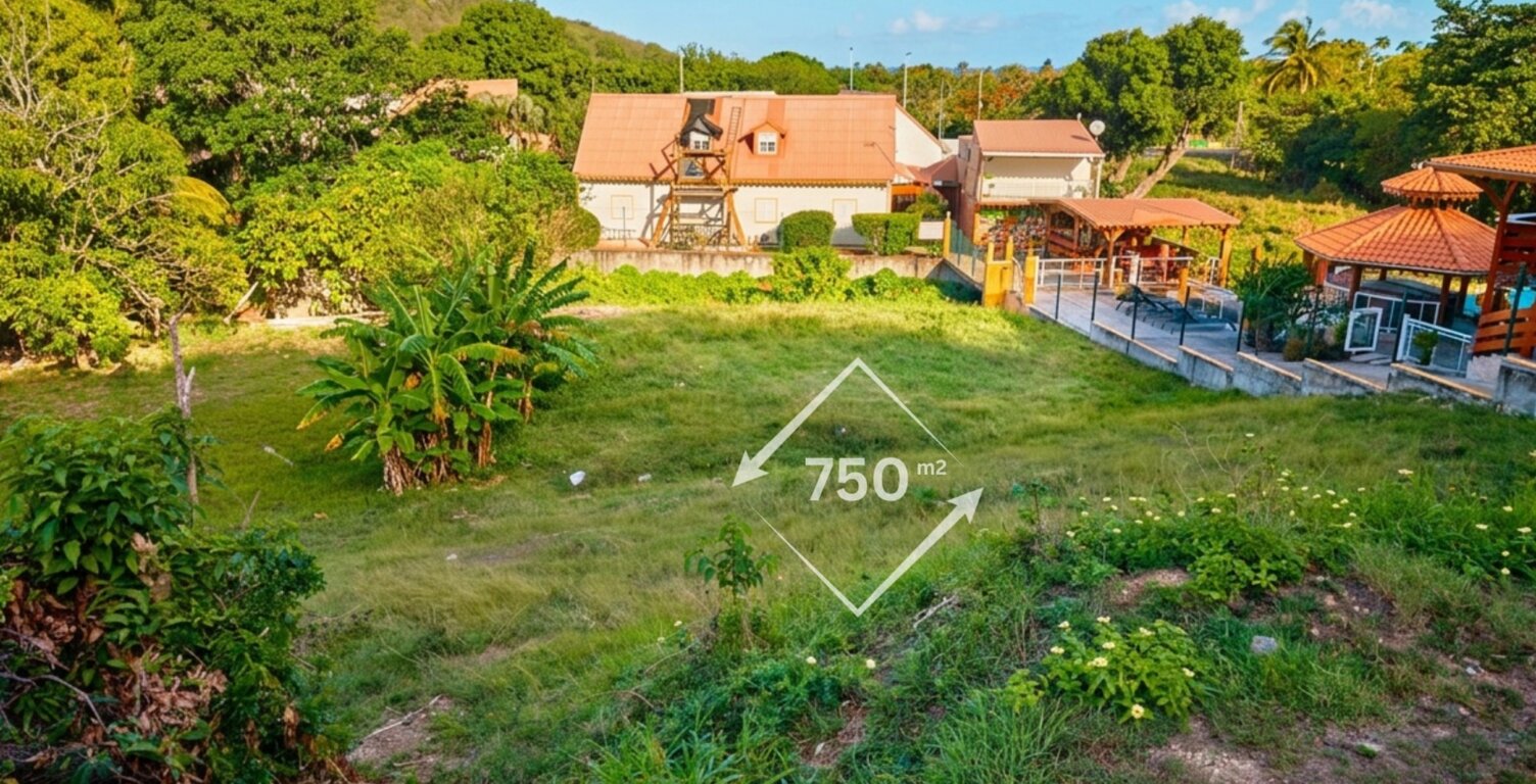 Terrain 750 m² Deshaies Bas Vent - Secteur recherché — photo 1