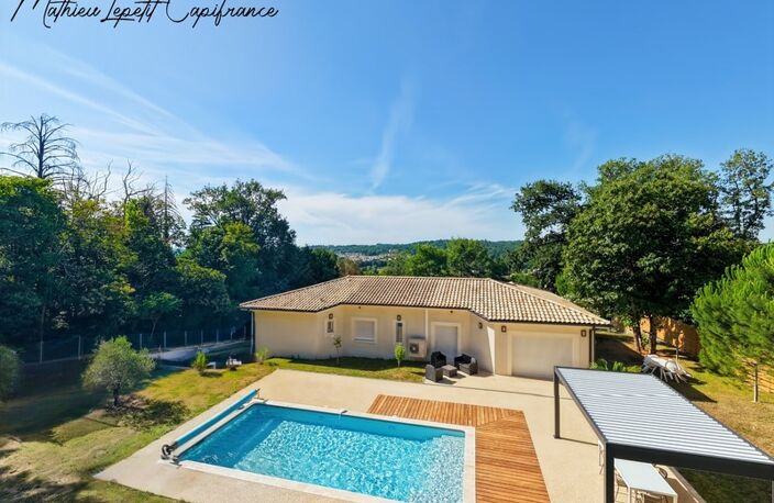 Maison contemporaine de 253 m² avec piscine, garage isolé de 100 m² et terrain de 4 728 m² – CHANCELADE- aucun travaux à prévoir — photo 2