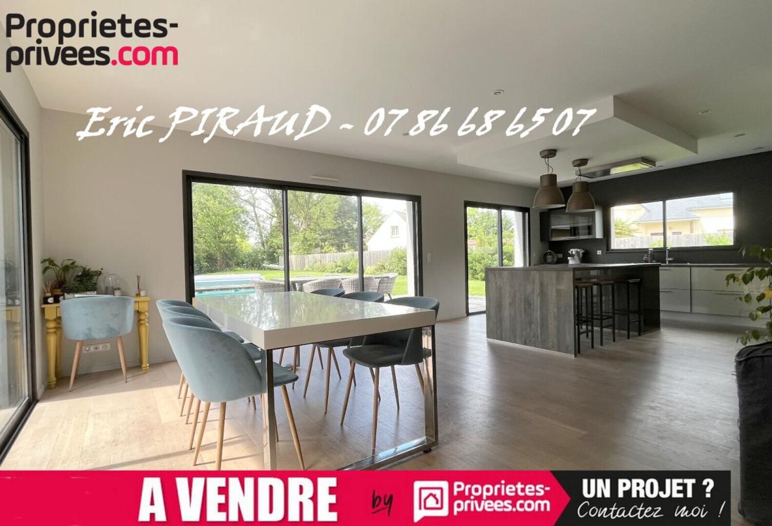 Herbignac - Maison plain-pied 175 m²  - 6 pièces - piscine chauffée — photo 1