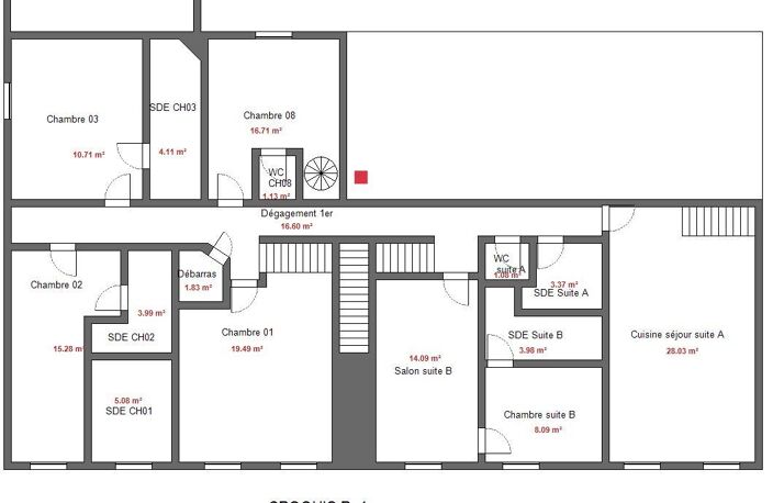 Vente Hôtel 2* 770 m&sup2; — photo 4