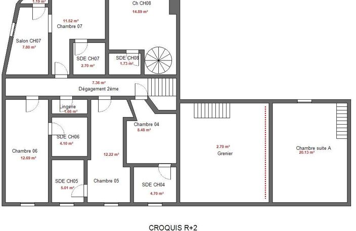 Vente Hôtel 2* 770 m&sup2; — photo 5