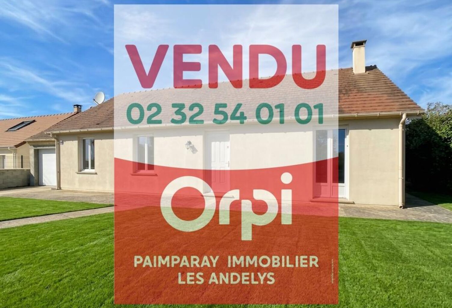 VENDU - Pavillon de plain-pied – 4 chambres – Terrain 806 m² – Secteur calme — photo 1