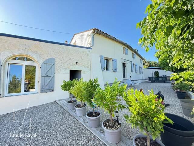 Maison en pierre 4 chambres avec dépendances et piscine à SAINT VINCENT DE PERTIGNAS (33) — photo du bien