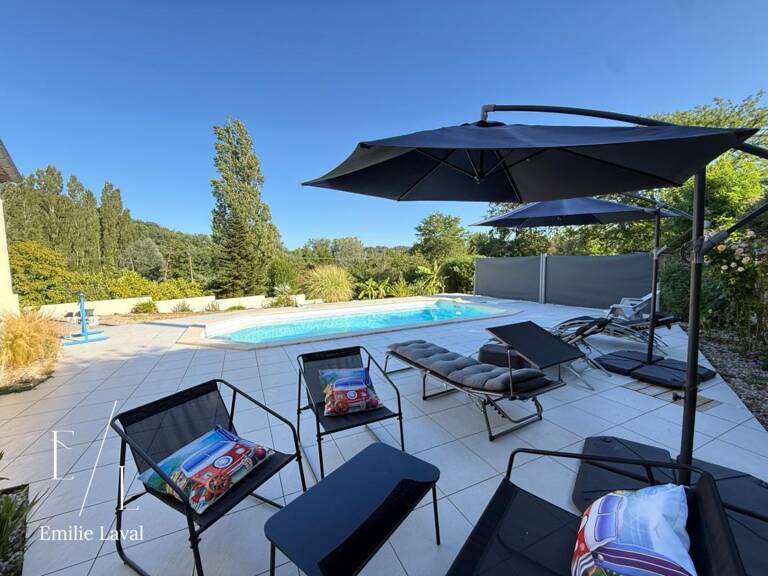 Maison en pierre 4 chambres avec dépendances et piscine à SAINT VINCENT DE PERTIGNAS (33) — photo 1