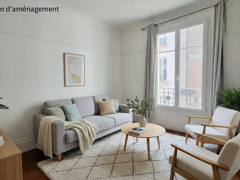 Appartement 2 pièces 32 m2  rue Labrouste Paris 15 — photo 1
