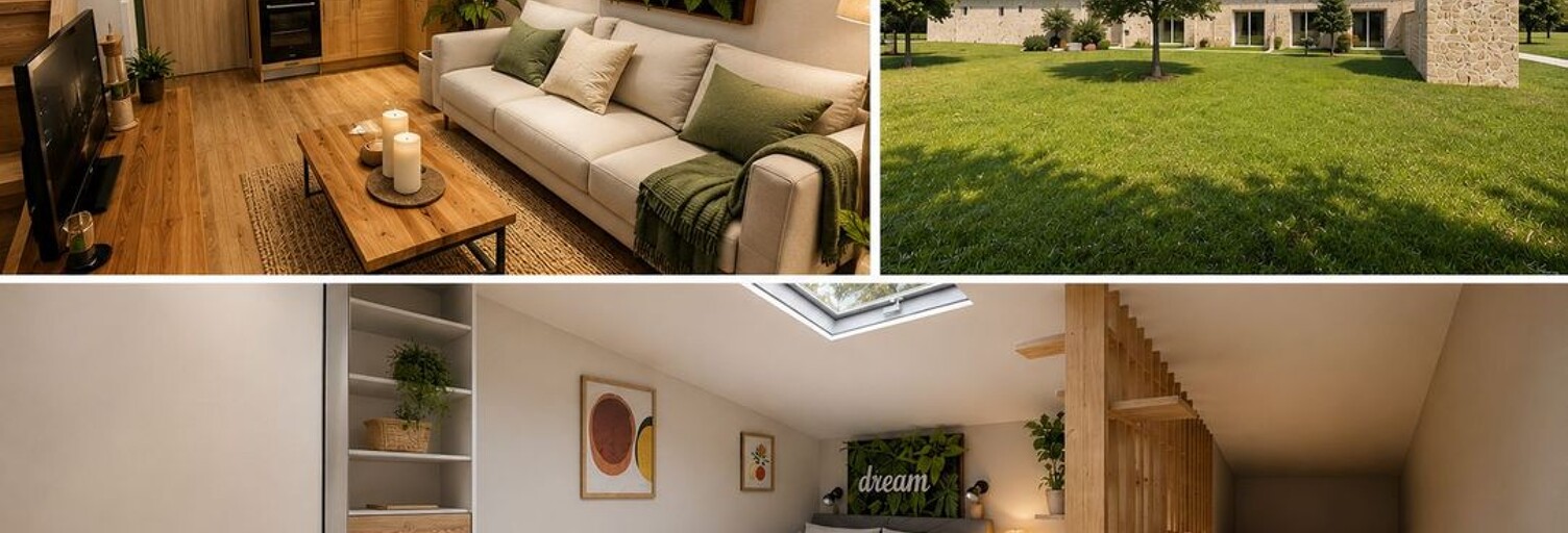 Appartement 2 Pièces 35 m² à louer à Fours (33390)