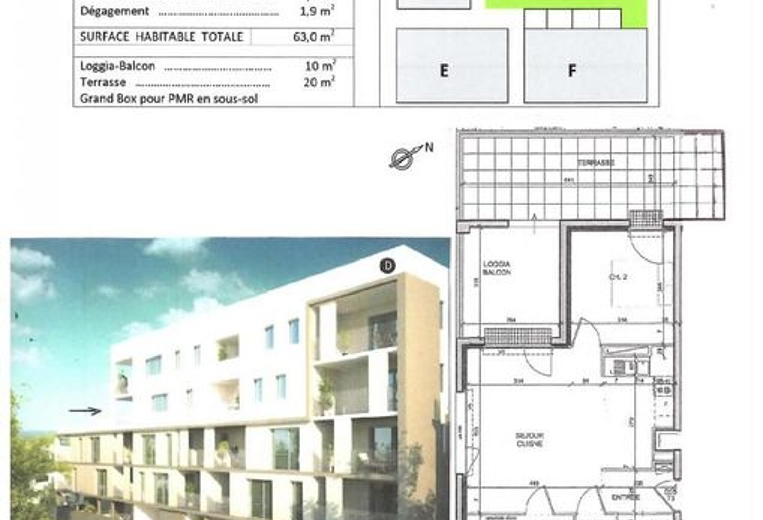 Appartement de 63m2 à louer sur Nantes — photo 1