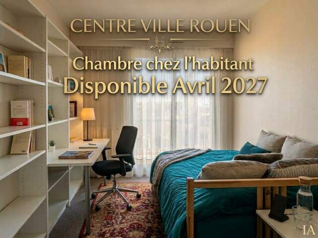 Chambre de 11m2 à louer sur Rouen — photo du bien