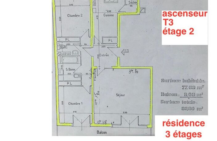 Appartement de 76m2 à louer sur Le Bouscat — photo 2
