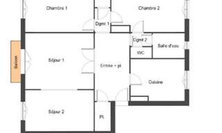 Appartement 3 Pièces 82 m² à louer à Lyon 6 (69006)