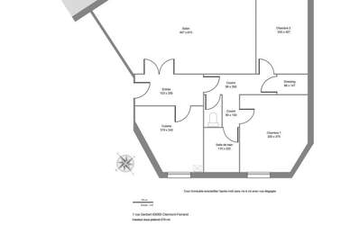 Appartement de 74m2 à louer sur Clermont-Ferrand — photo du bien