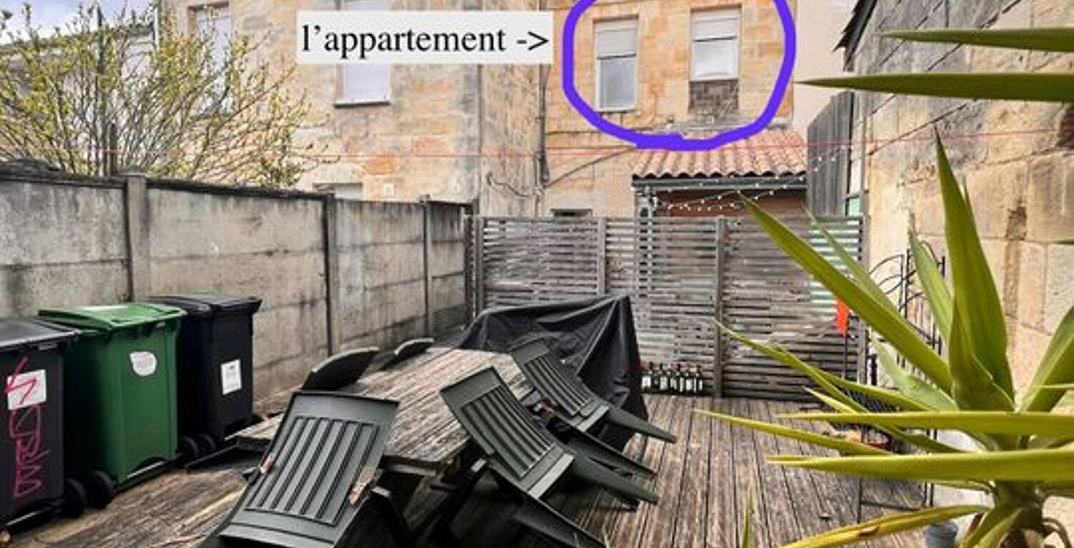 Studio de 21m2 à louer sur Bordeaux — photo 1
