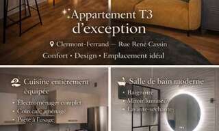 Appartement 3 Pièces 55 m² à louer à Clermont-Ferrand (63000)