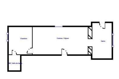Appartement 3 pièces 590 €