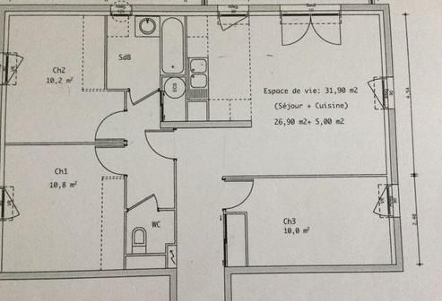 Appartement de 73m2 à louer sur Saint-Maximin — photo 1