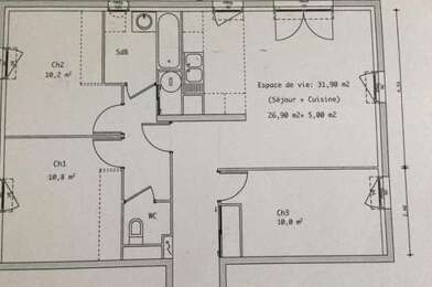 Appartement 4 pièces 1120 €