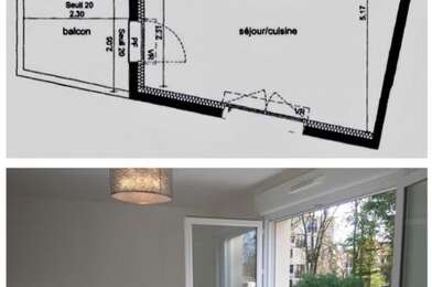 Appartement 2 pièces 850 €