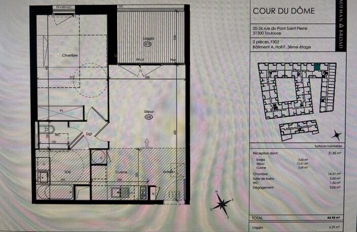 Appartement de 47m2 à louer sur Toulouse — photo 2