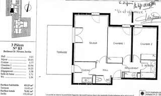 Appartement 3 Pièces 60 m² à louer à Toulouse (31000)