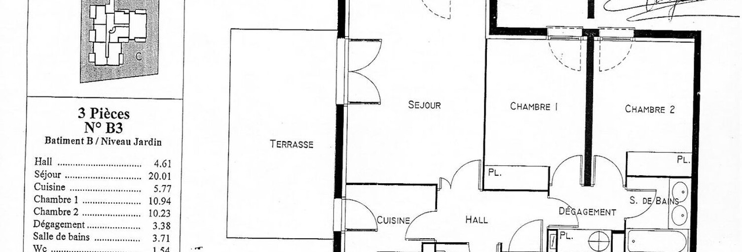 Appartement 3 Pièces 60 m² à louer à Toulouse (31000)