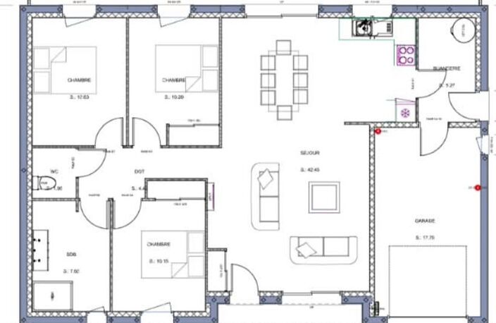 Maison de 93m2 à louer sur Avanton — photo 2
