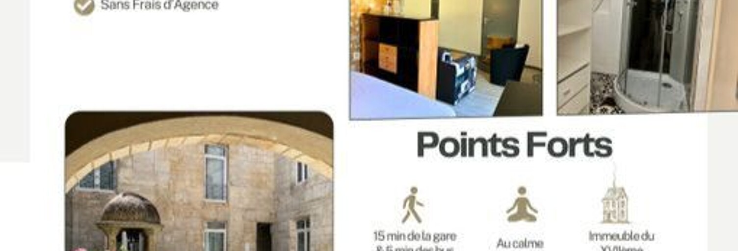 Appartement 1 Pièce 24 m² à louer à Angoulême (16000)