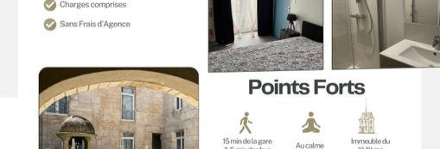 Appartement 2 Pièces 66 m² à louer à Angoulême (16000)