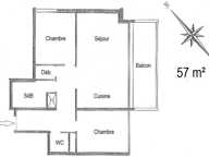 Appartement de 57m2 à louer sur Garches — photo 4