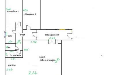 Appartement 4 pièces 1200 €
