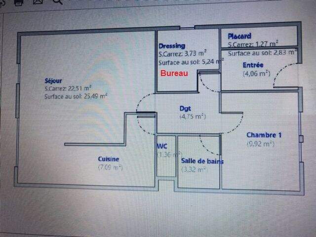 Appartement de 64m2 à louer sur Gagny — photo du bien