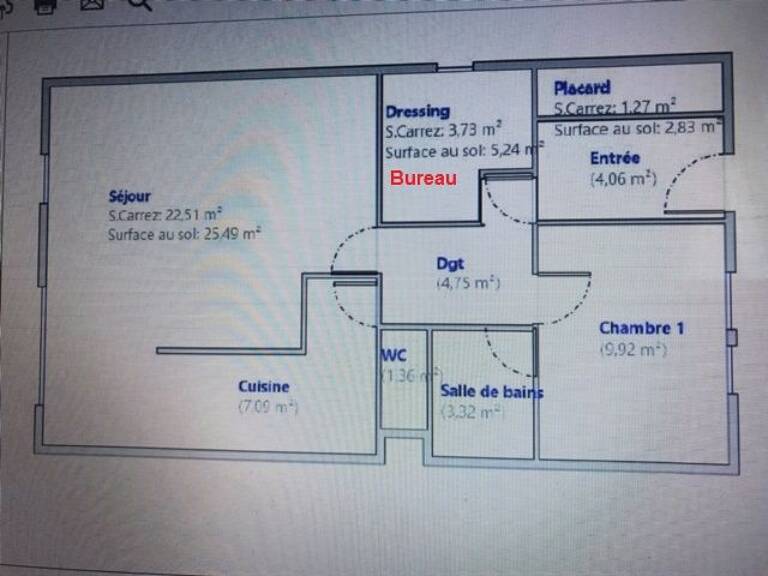 Appartement de 64m2 à louer sur Gagny — photo 1