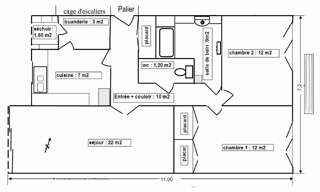 Appartement 3 Pièces 75 m² à louer à Sète (34200)