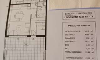 Appartement 4 Pièces 75 m² à louer à Luc-la-Primaube (12450)