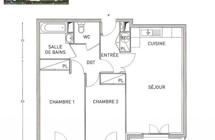Appartement de 62m2 à louer sur Choisy-le-Roi — photo 2