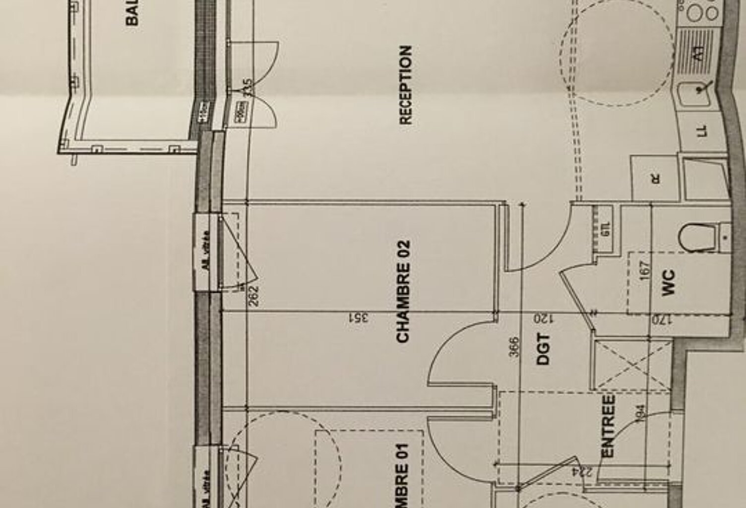 Appartement de 56m2 à louer sur Mantes-la-Ville — photo 1