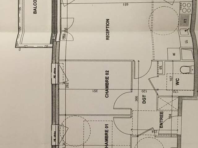 Appartement de 56m2 à louer sur Mantes-la-Ville — photo du bien