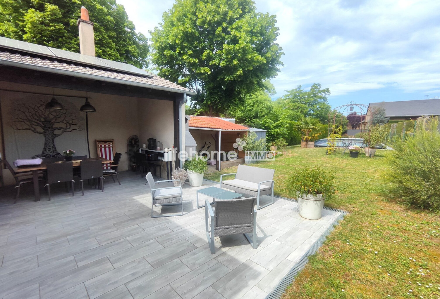 Maison 4 chambres, vie de plain-pied, piscine, jardin sans vis-? — photo 1